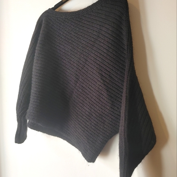 T by Alexander Wang Chunky Mohair Asymmetrical Sweater Size XS - Picture 9 of 9